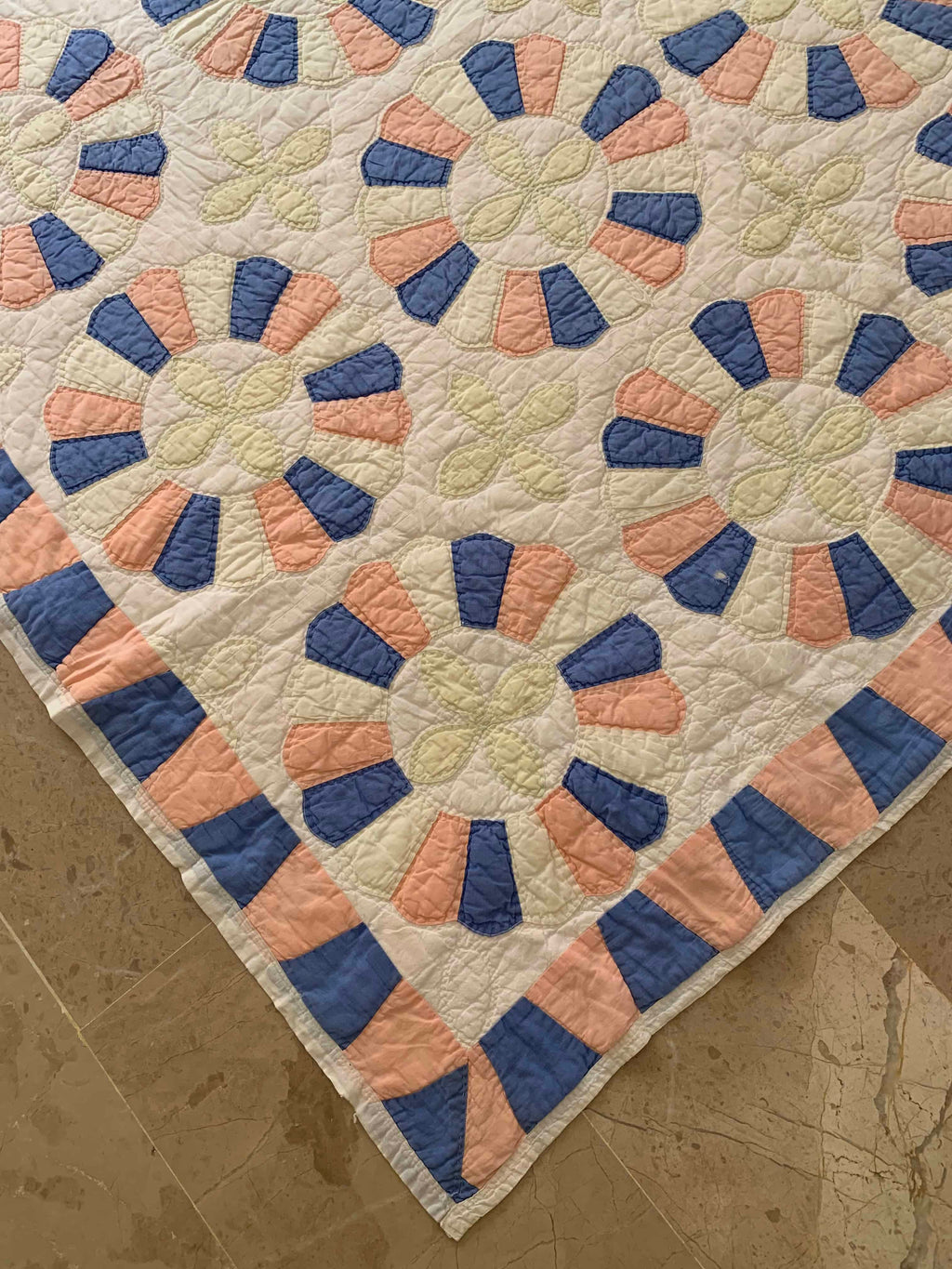 Vintage Cotton Dresden Plate