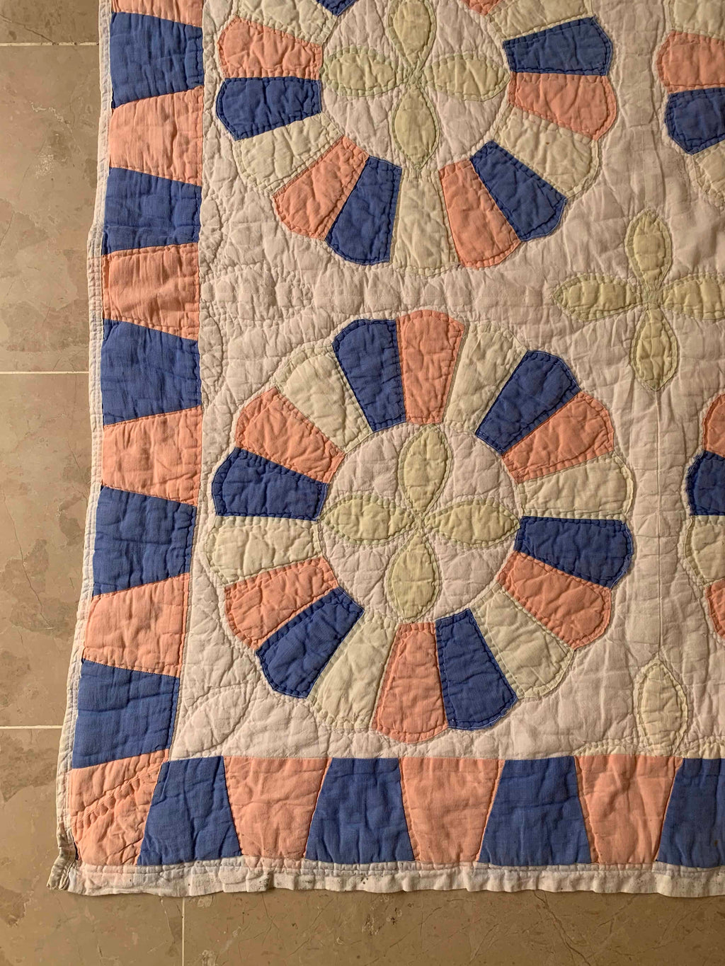 Vintage Cotton Dresden Plate