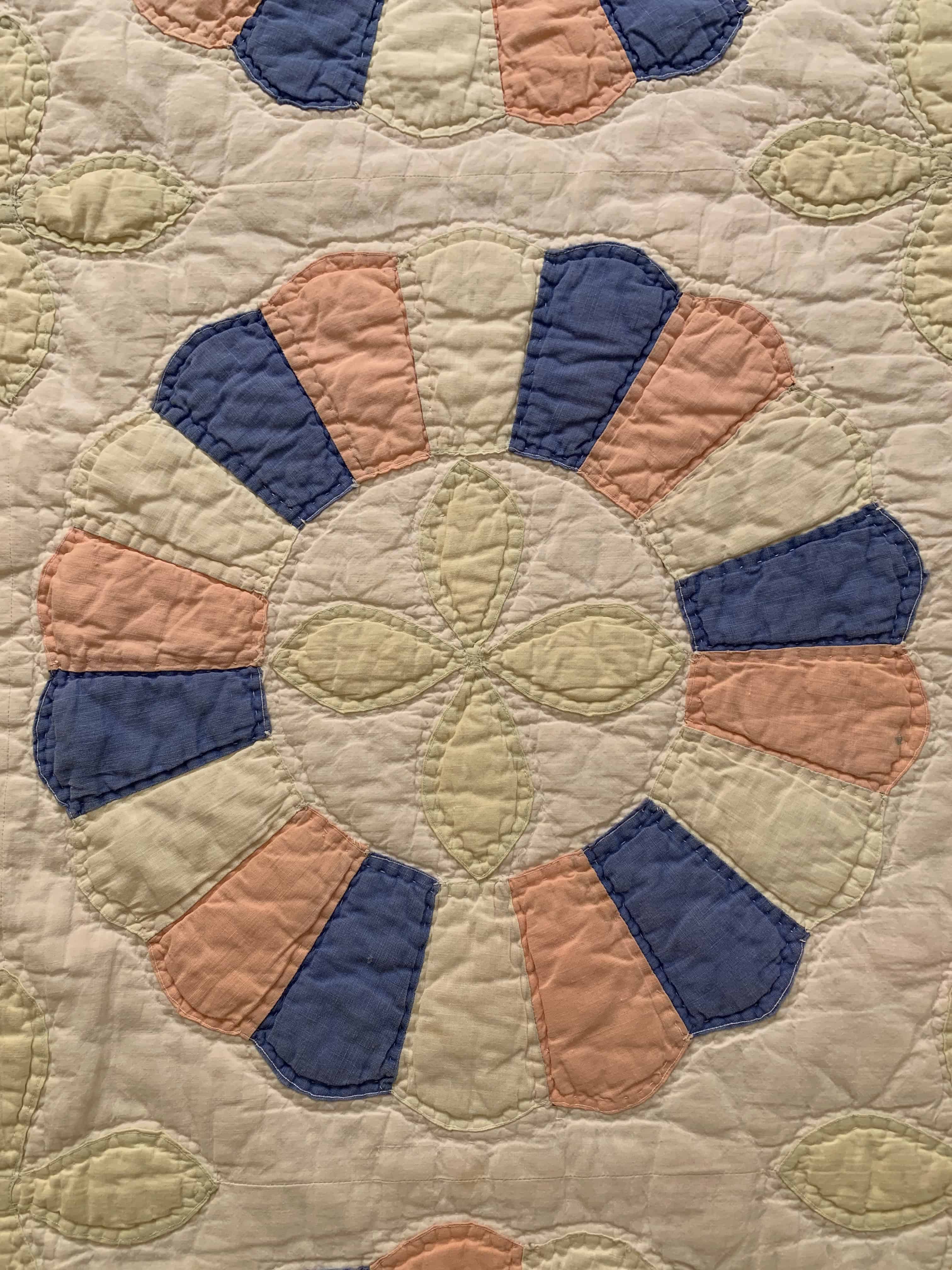 Vintage Cotton Dresden Plate