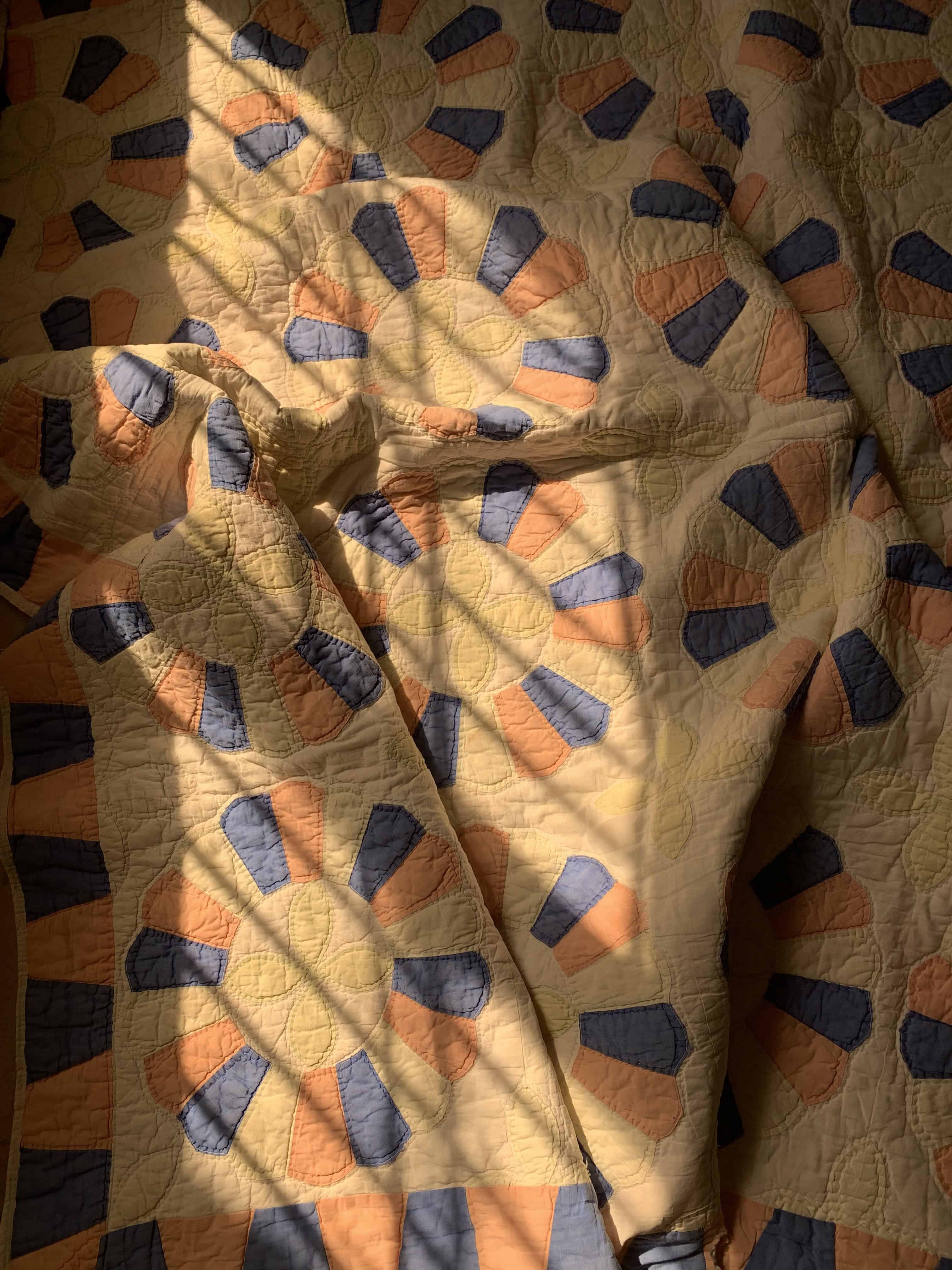 Vintage Cotton Dresden Plate