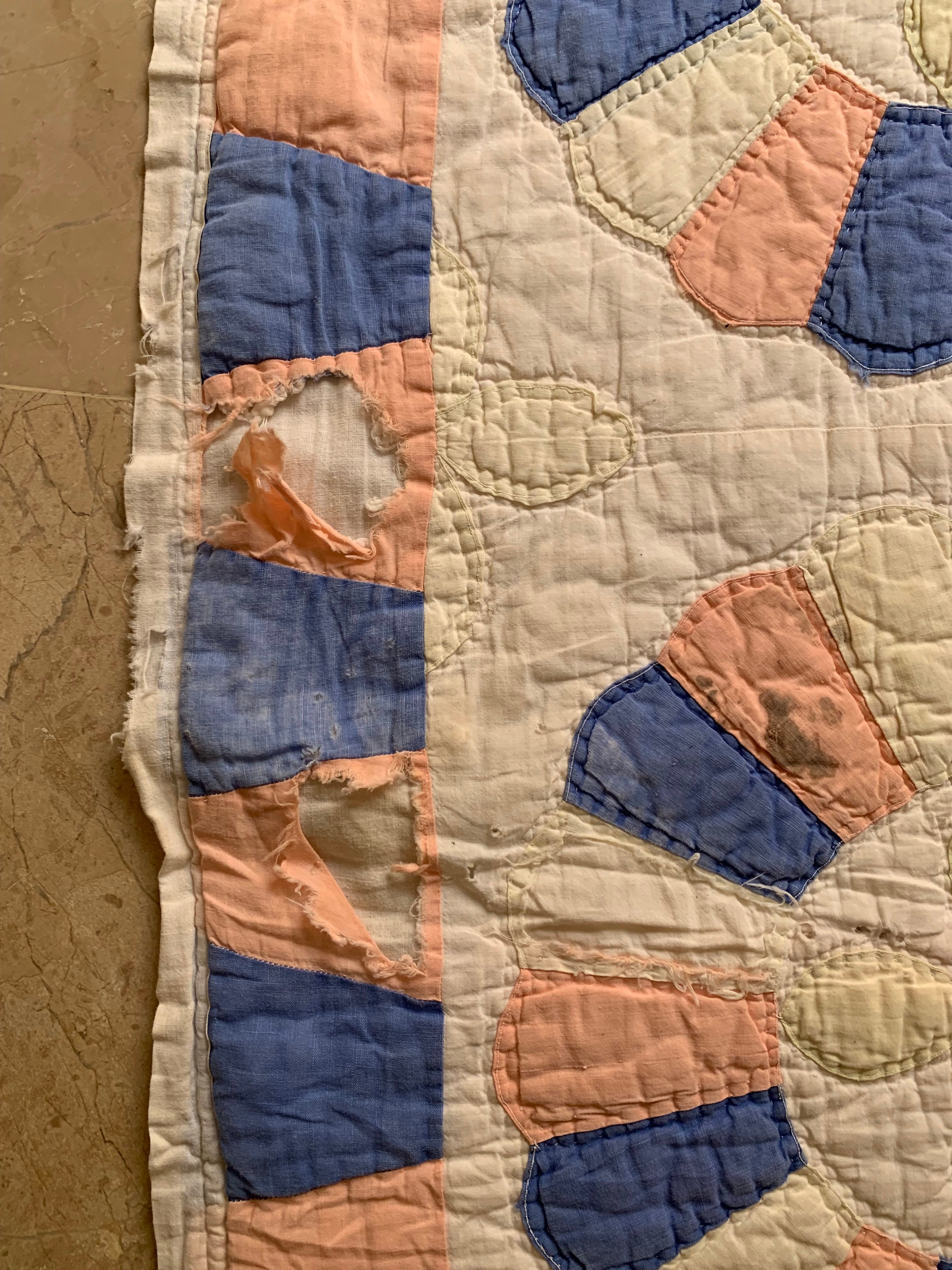 Vintage Cotton Dresden Plate