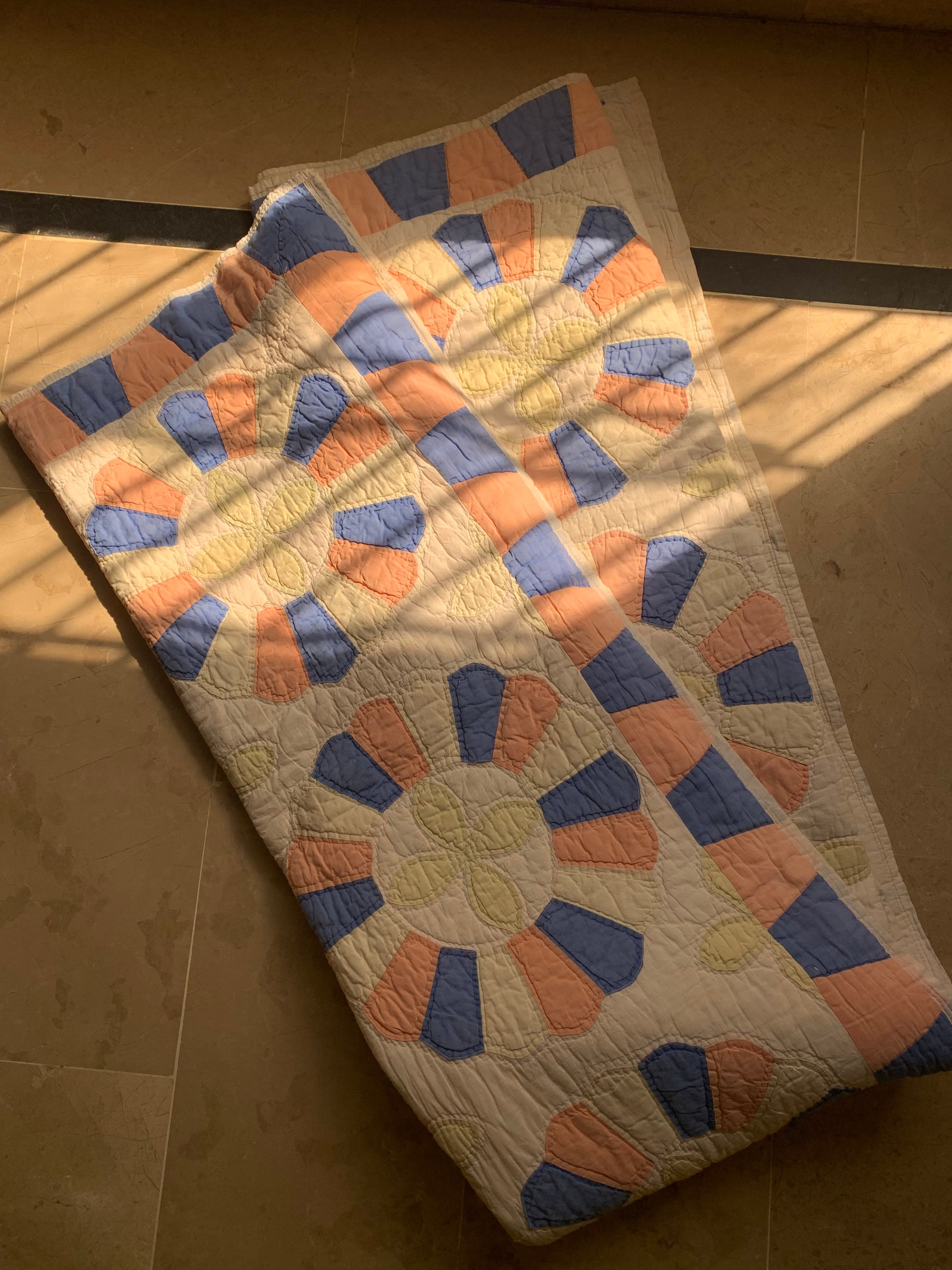 Vintage Cotton Dresden Plate