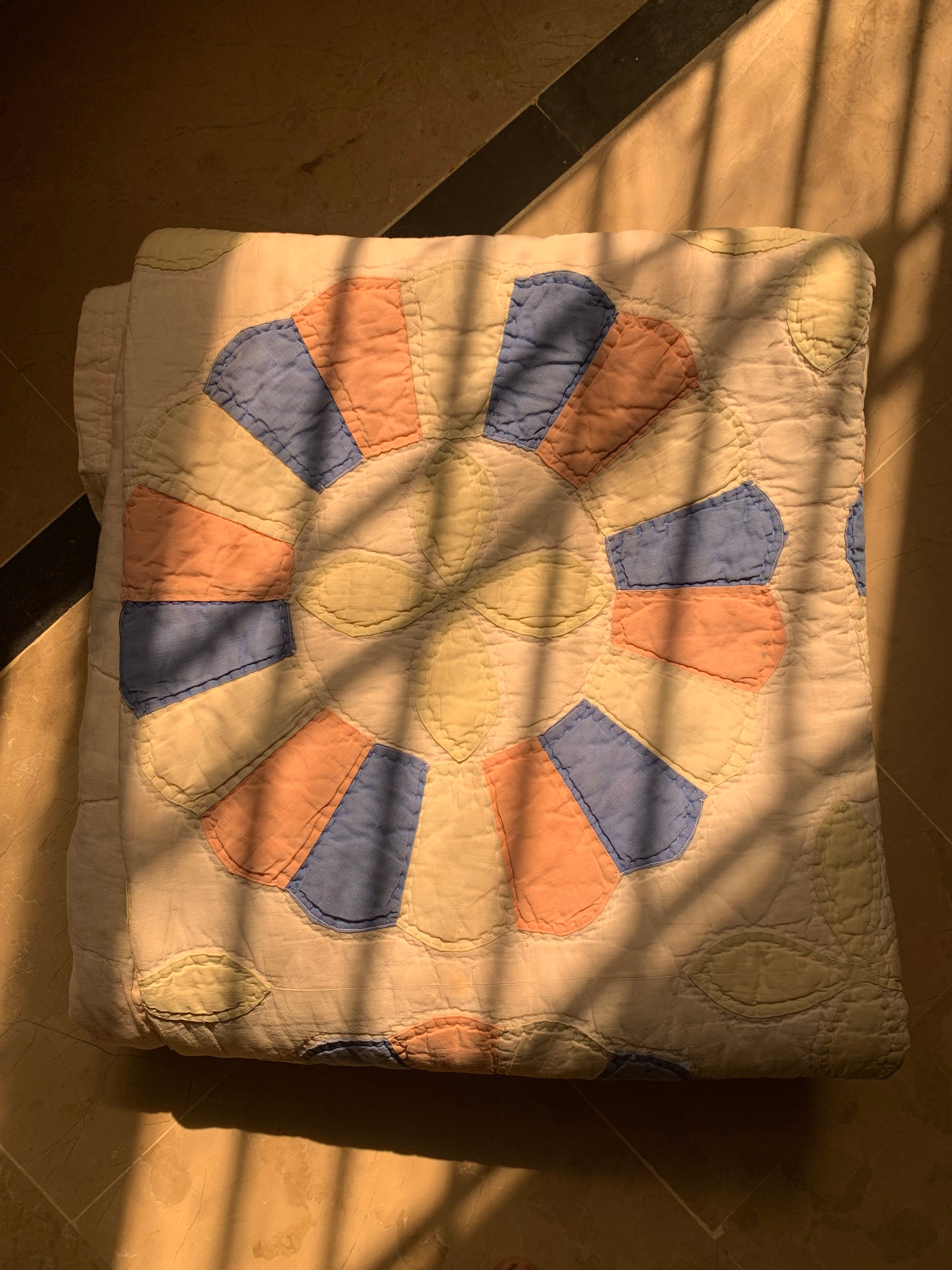 Vintage Cotton Dresden Plate