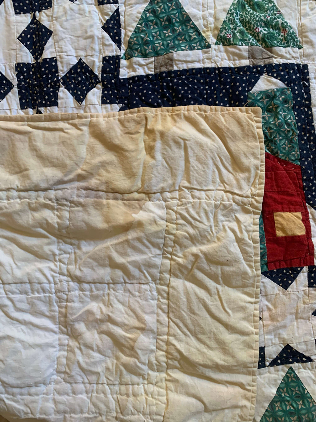 Handmade Christmas Appliqué Houses