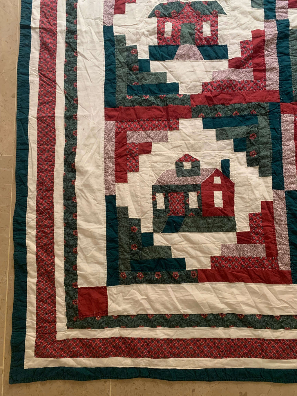 Vintage Appliqué Houses