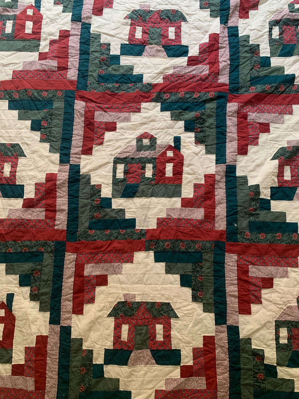 Vintage Appliqué Houses