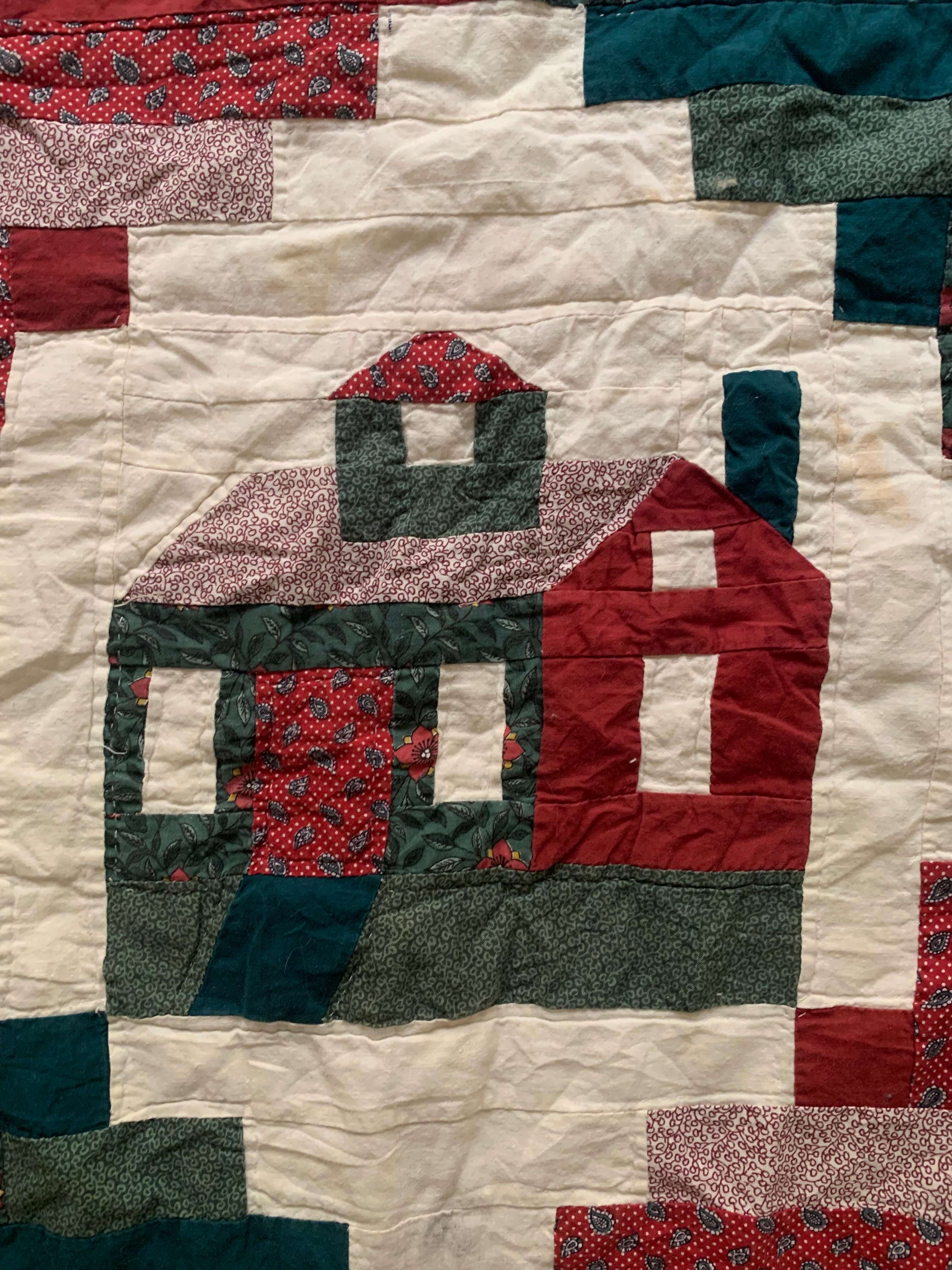 Vintage Appliqué Houses