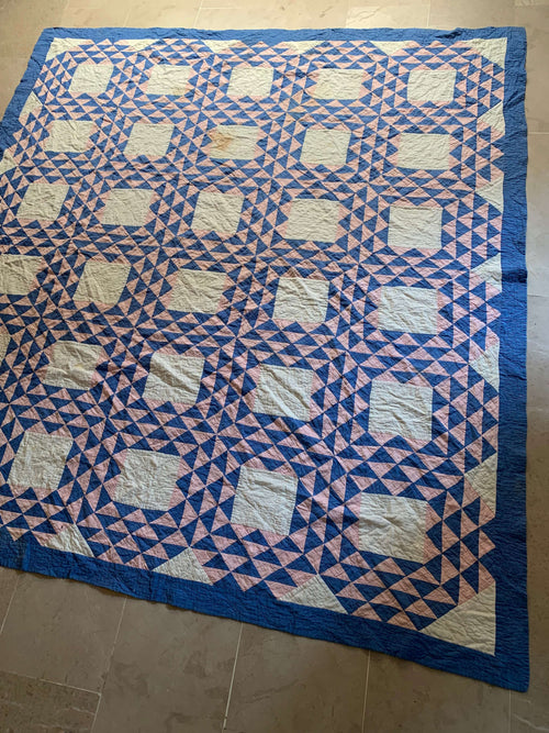 Hand-stitched Antique Ocean Waves