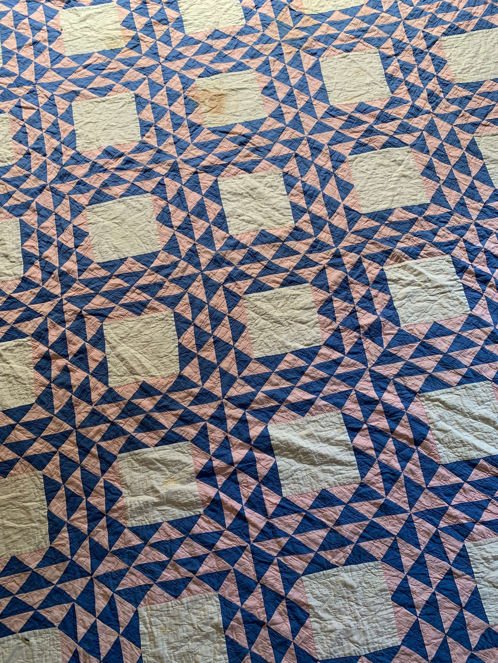 Hand-stitched Antique Ocean Waves