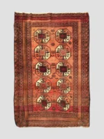 vintage afghani carpet, simply artique