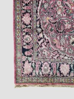 pink kashmiri carpet, simply artique