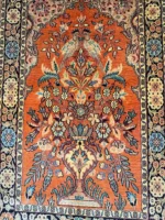 indian kashmiri carpet, simply artique