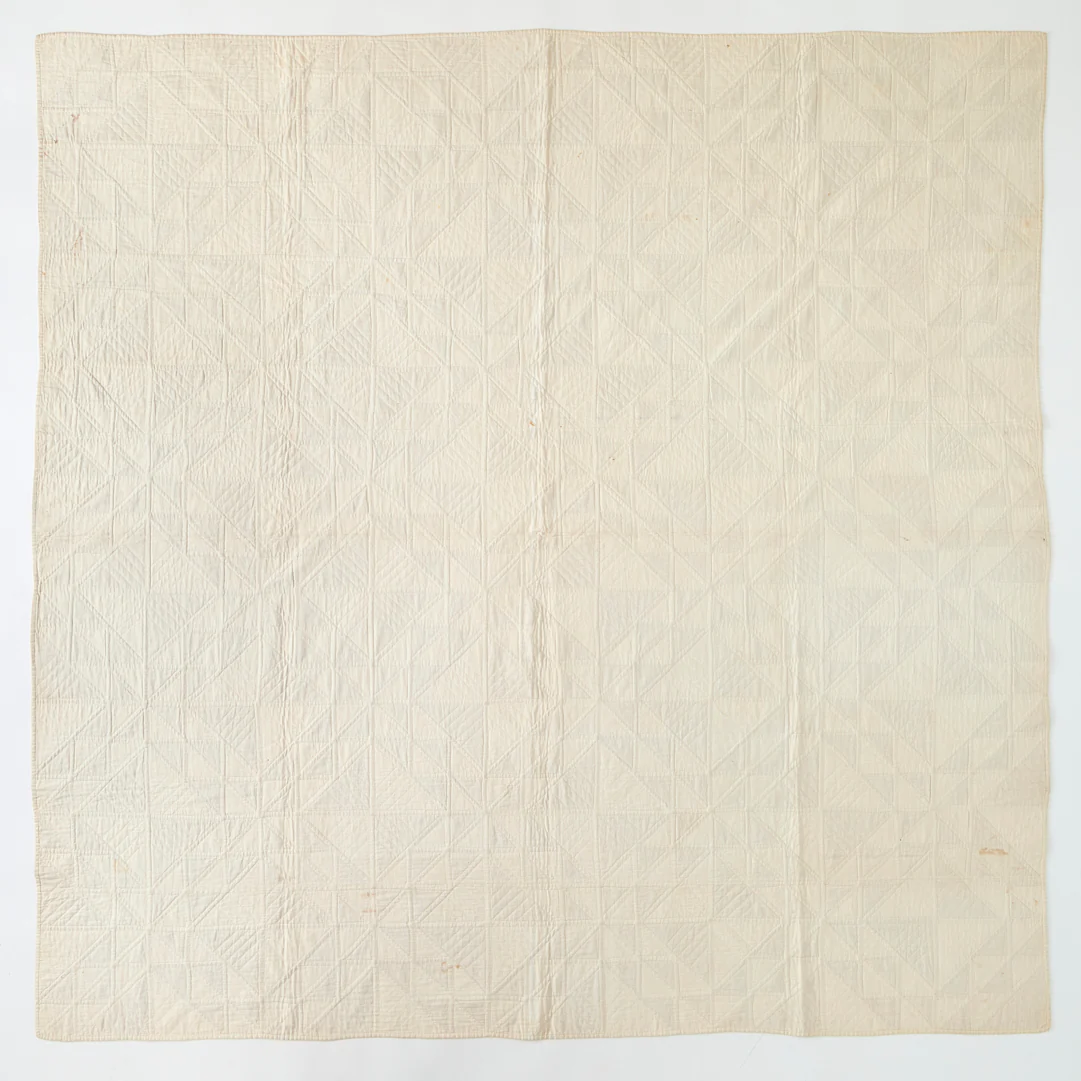 Antique Red and White Quilt - Image 3