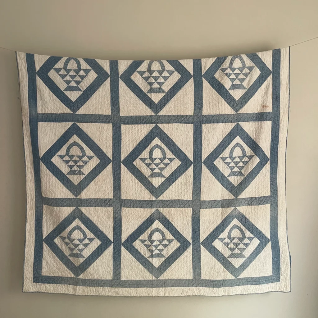 1880s Vintage Baskets Quilt
