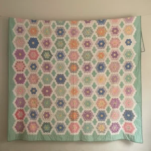 Grandmothers Flower Garden Quilt