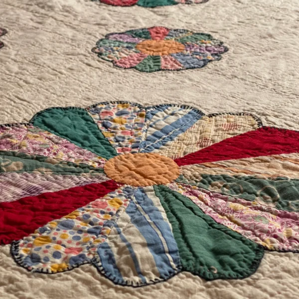 Dresden Plate Quilt - View 7