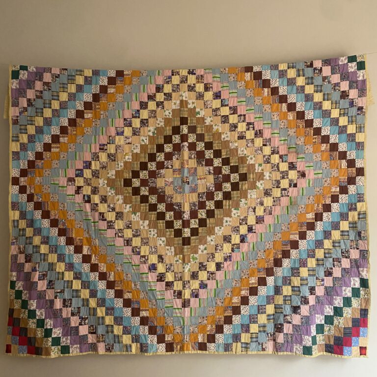 Trip around the world quilt for Melanie